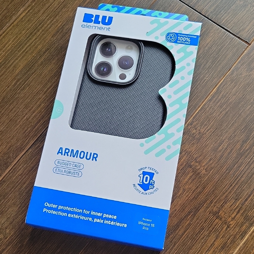 NEW!! Blu Element iPhone 15 Pro Protective Case